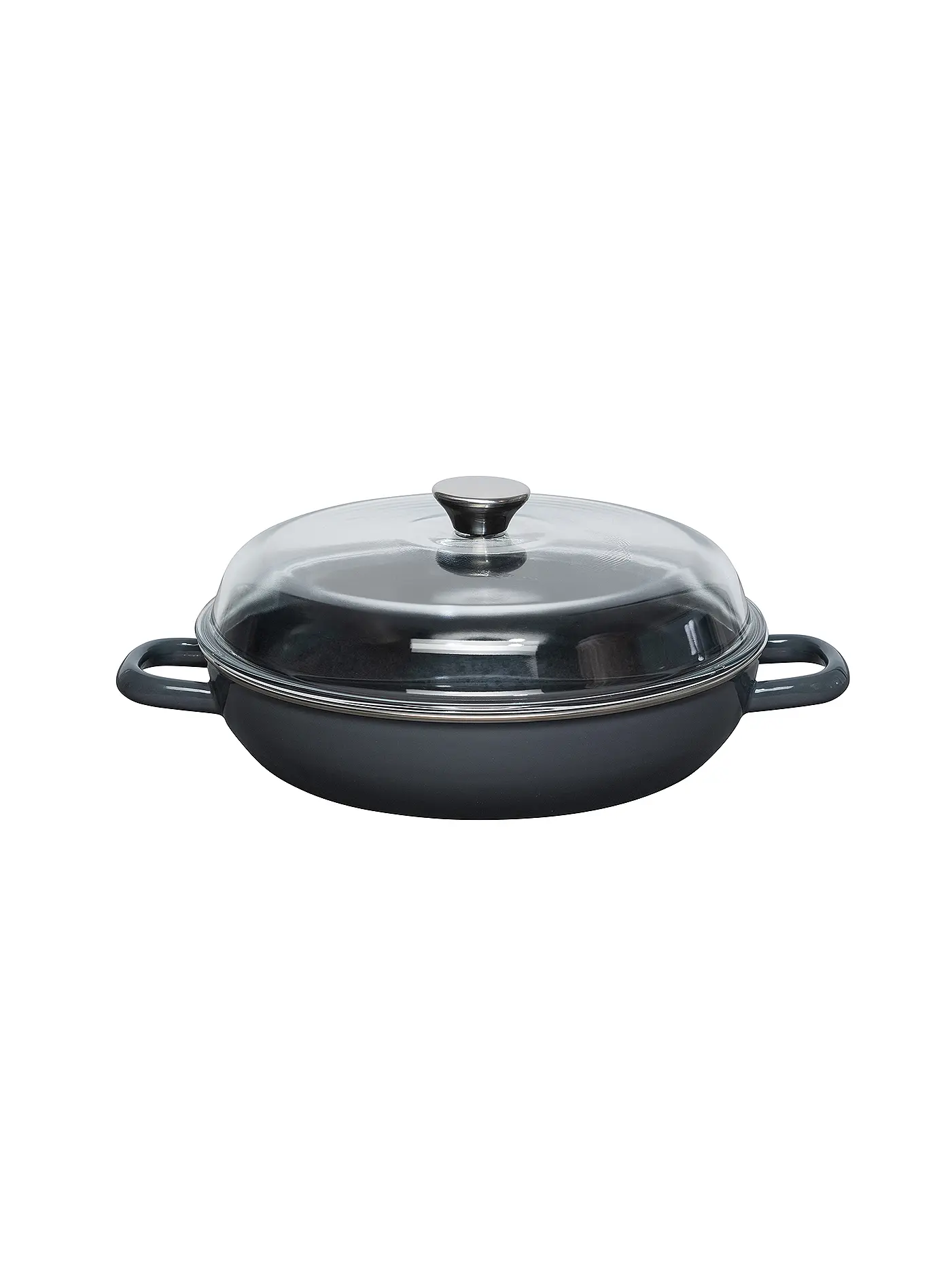 RIESS | Schmorpfanne mit Deckel 28cm Dark Grey | 